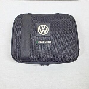 VW Volkswagen First Aid Kit Case, Zippered Hard Case, Empty